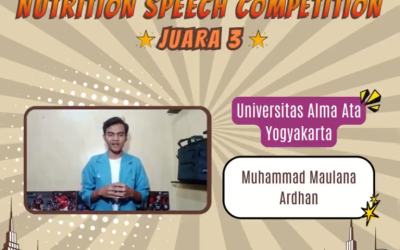 Mahasiswa Universitas Alma Ata Meraih Juara 3 “Nutrition Speech Competition VENUE UPNVJ”