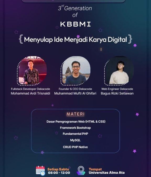 Workshop Devlearn KBBMI HIMATIK 29 Juli 2023