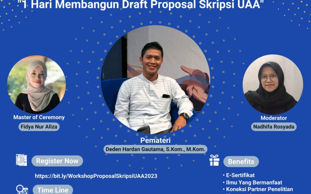 Workshop 1 Hari Membangun Draft Proposal Skripsi